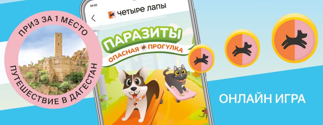 Акция Четыре лапы: «Паразиты. Опасная прогулка»