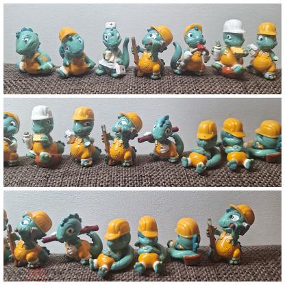 Киндер-Сюрприз, Kinder, Динозавры Строители, Дино, Die Dapsy Dinos, 1995 год (торги завершены #310460393)